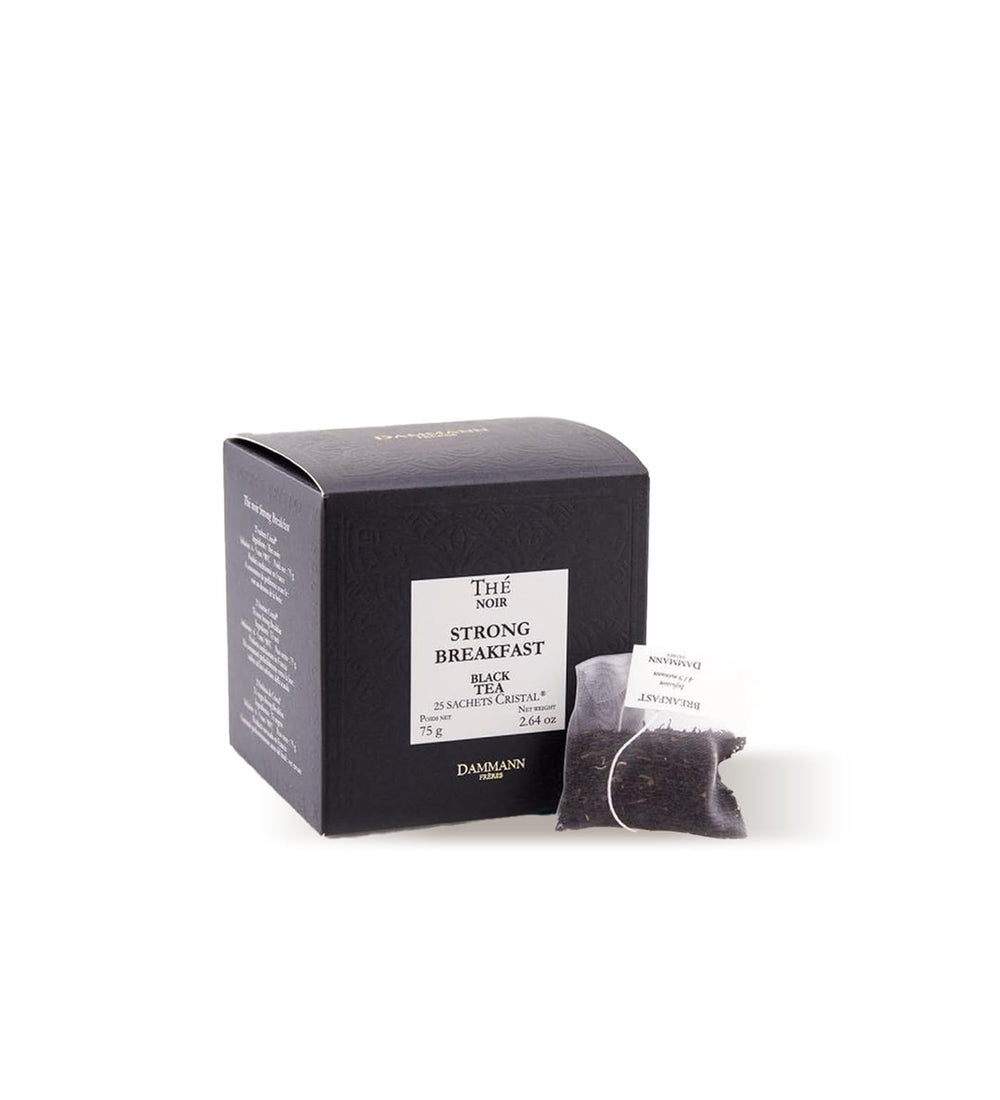 Dammann Freres satchets breakfast tea bags box for refined mornings