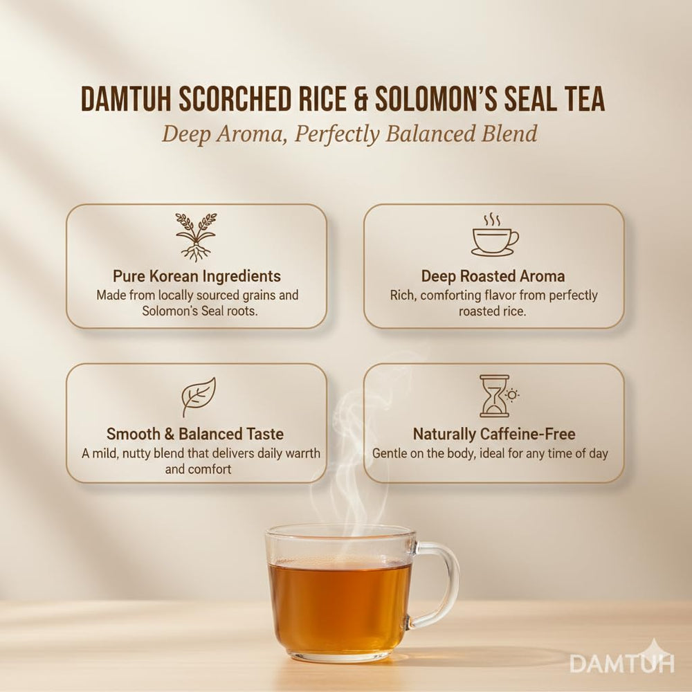 Damtuh brewed tea cup presents warm, comforting notes for a relaxing break.