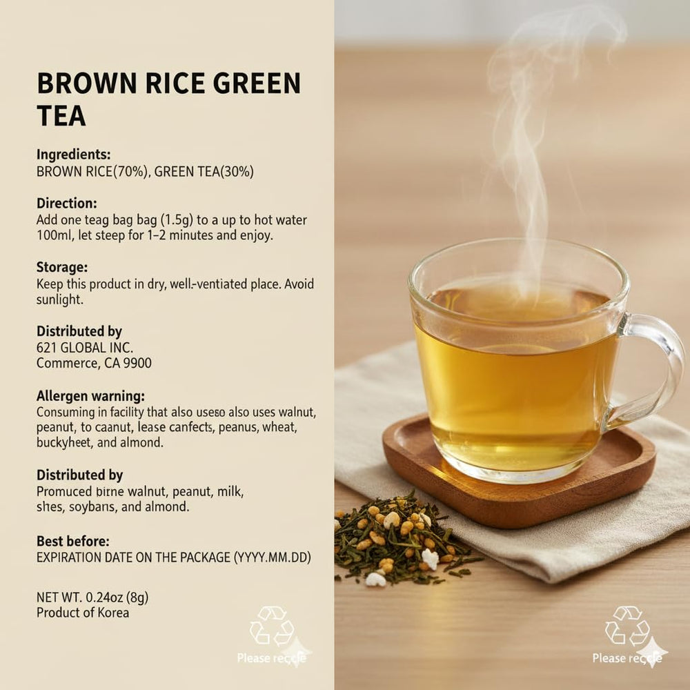 Damtuh Genmaicha nutty flavor sip highlights balanced, comforting taste