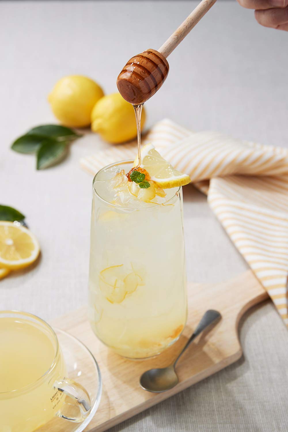 Damtuh honey lemon tea jar on shelf for everyday treats