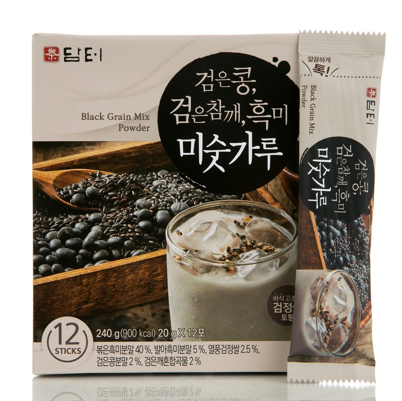 Damtuh Misugaru sticks package ready for quick, portion-controlled servings.