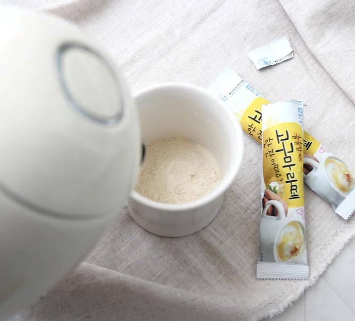 Sweet potato, milk, and soy blend for creamy texture.