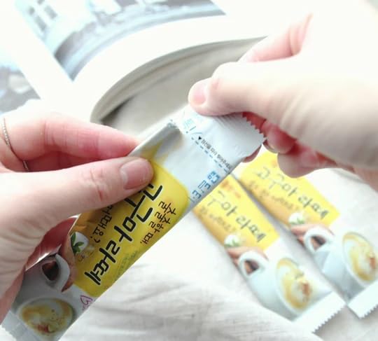 Snack-like beverage mix with real sweet potato goodness.