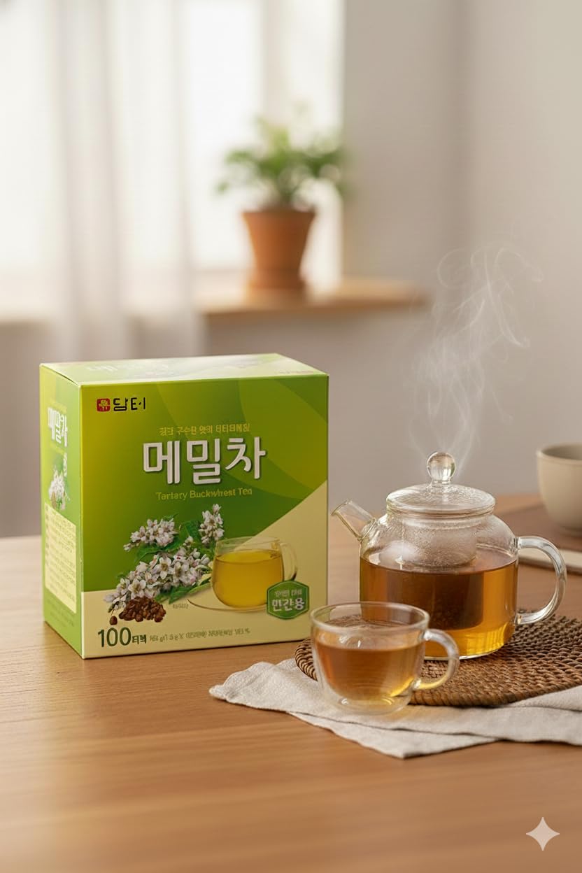 Damtuh Tartary Buckwheat Tea iced tea idea suggests refreshment with a smooth finish