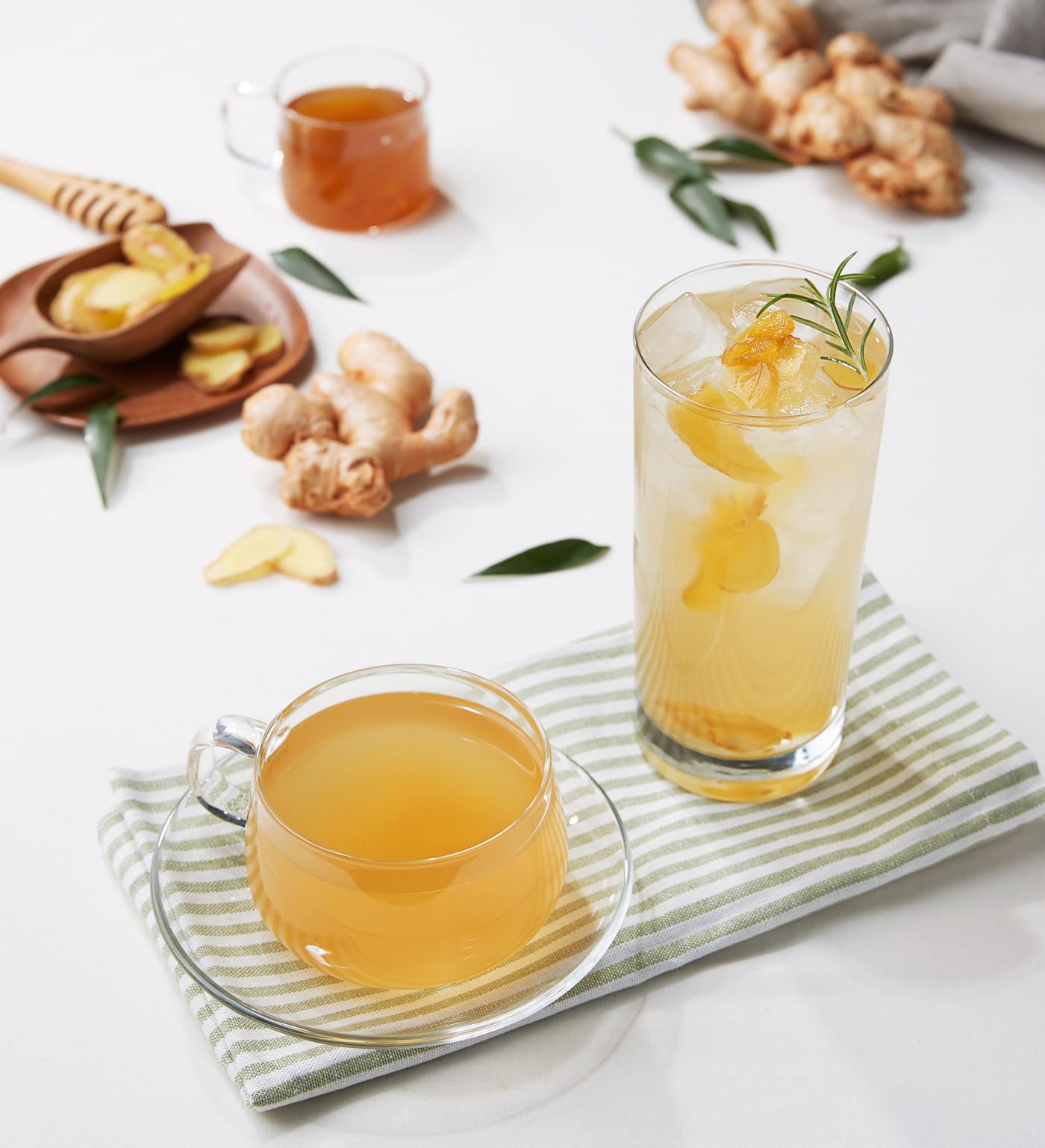 Damtuh yogurt topping with marmalade tea for a dessert-style finish.