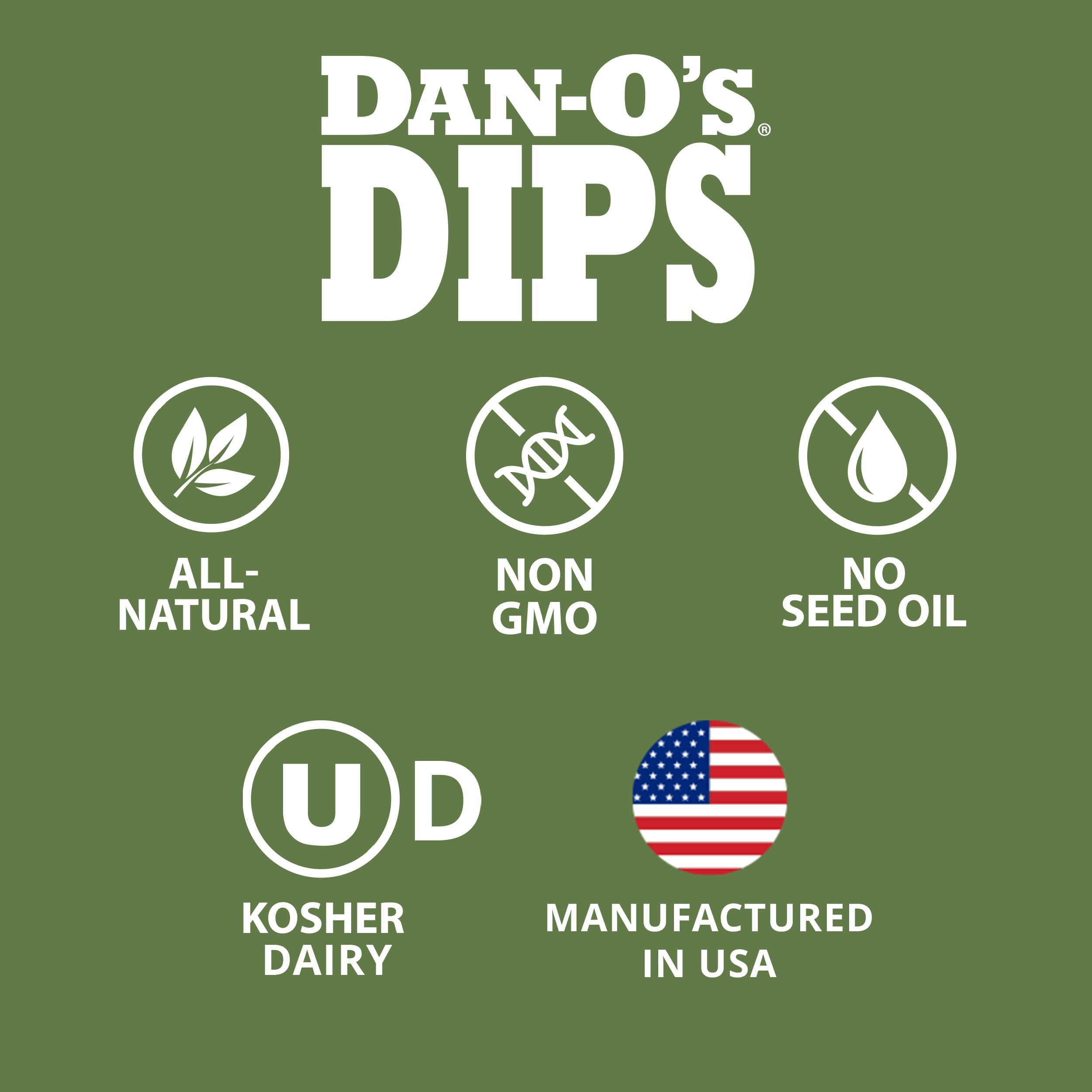 Travel-ready Dan-O’s Dips Variety Pack for on-the-go entertaining