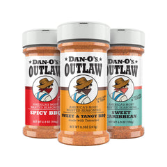 Dan-O’s Outlaw BBQ Sweet Tangy Tamarind bottle adds tangy pork flavor.
