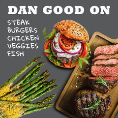 Dan-O's Outlaw Butter Steak Seasoning chicken dish shows versatile flavor pairing.