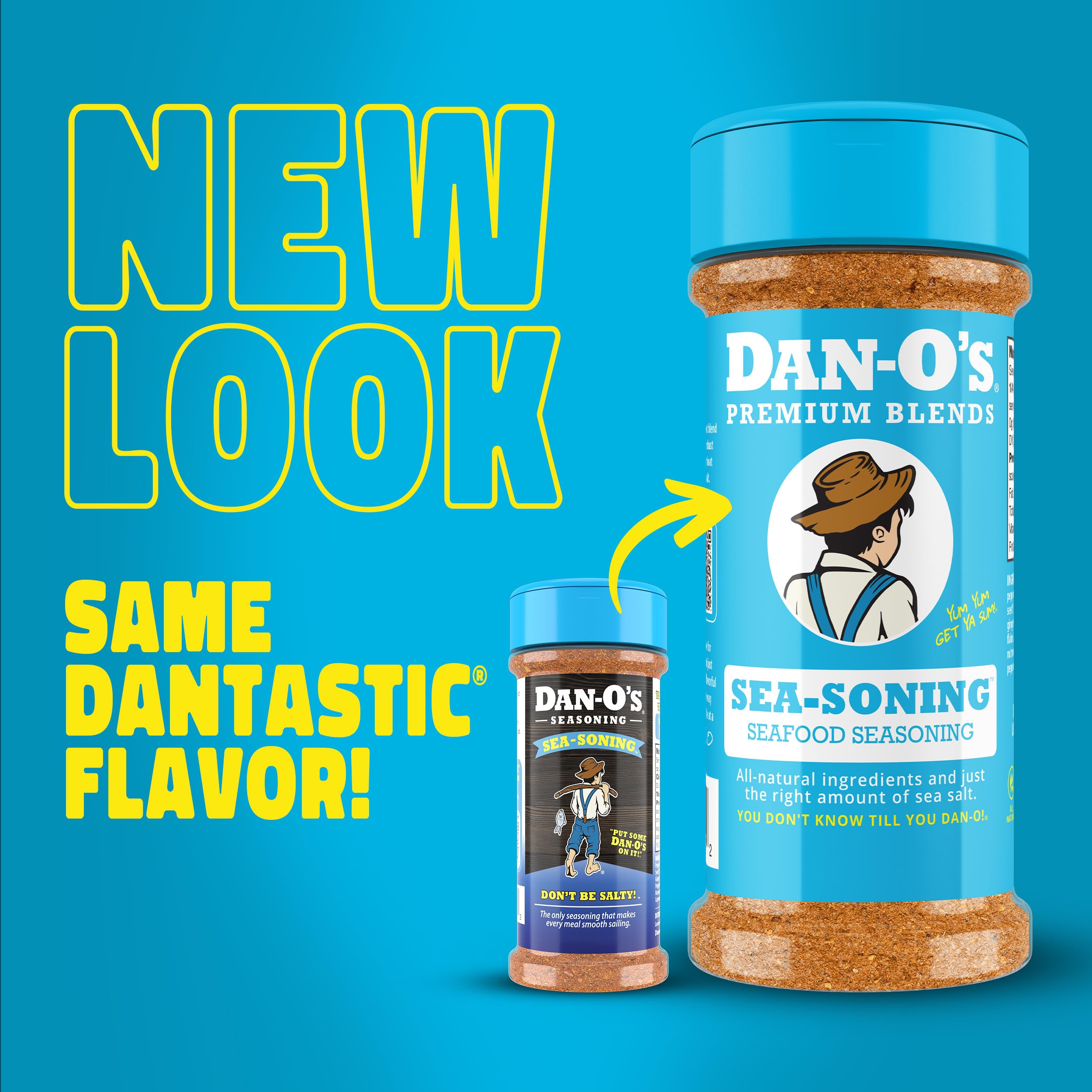 Dan-O's SEA-soning on fries adds crisp, bold taste.