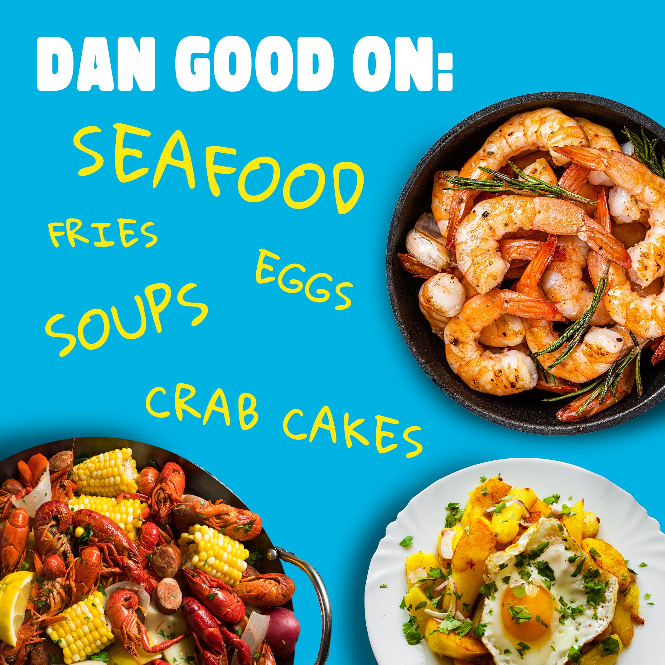 Dan-O's SEA-soning sea boil on shrimp for zesty bites.