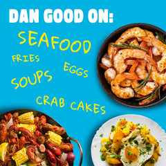 Dan-O's SEA-soning sea boil on shrimp for zesty bites.