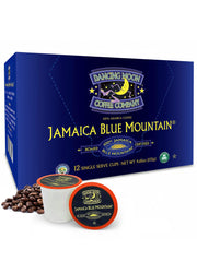 Dancing Moon Jamaica Blue Mountain pod pour aroma for a premium morning