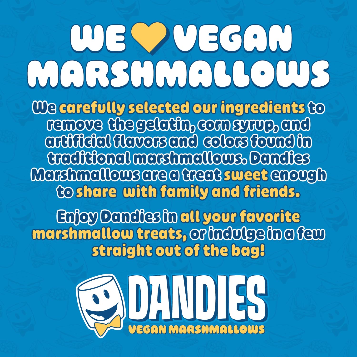 Dandies mini vegan marshmallows added to hot cocoa for a cozy treat