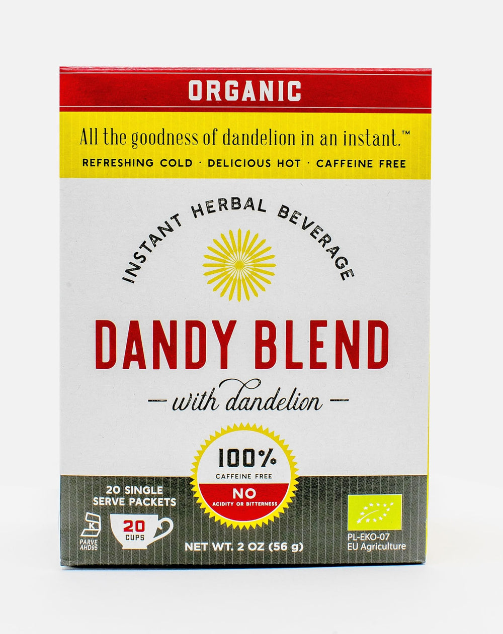 Dandy Blend roasted chicory extract adds smooth, rich flavor to beverages.