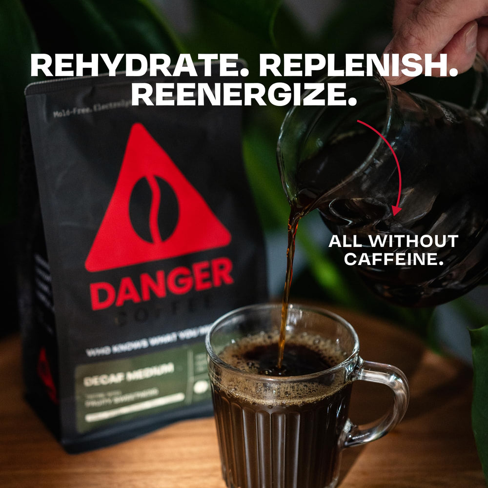 Danger Coffee packaging conveys eco-friendly design supporting responsible consumption