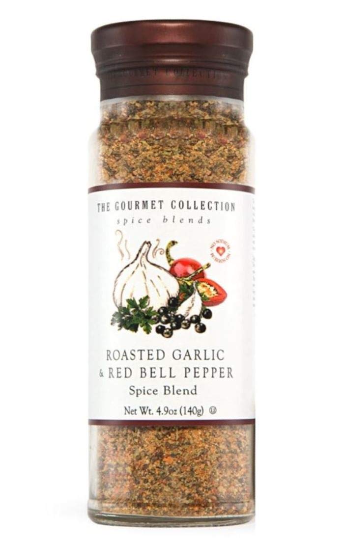 Dangold Gourmet Collection jar showcasing roasted garlic and red pepper blend