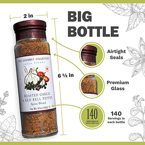 Dangold roasted garlic and red pepper blend enhances fish and meats