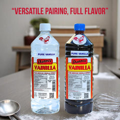 Two-pack Danncy vanilla bottles on kitchen shelf for versatile baking