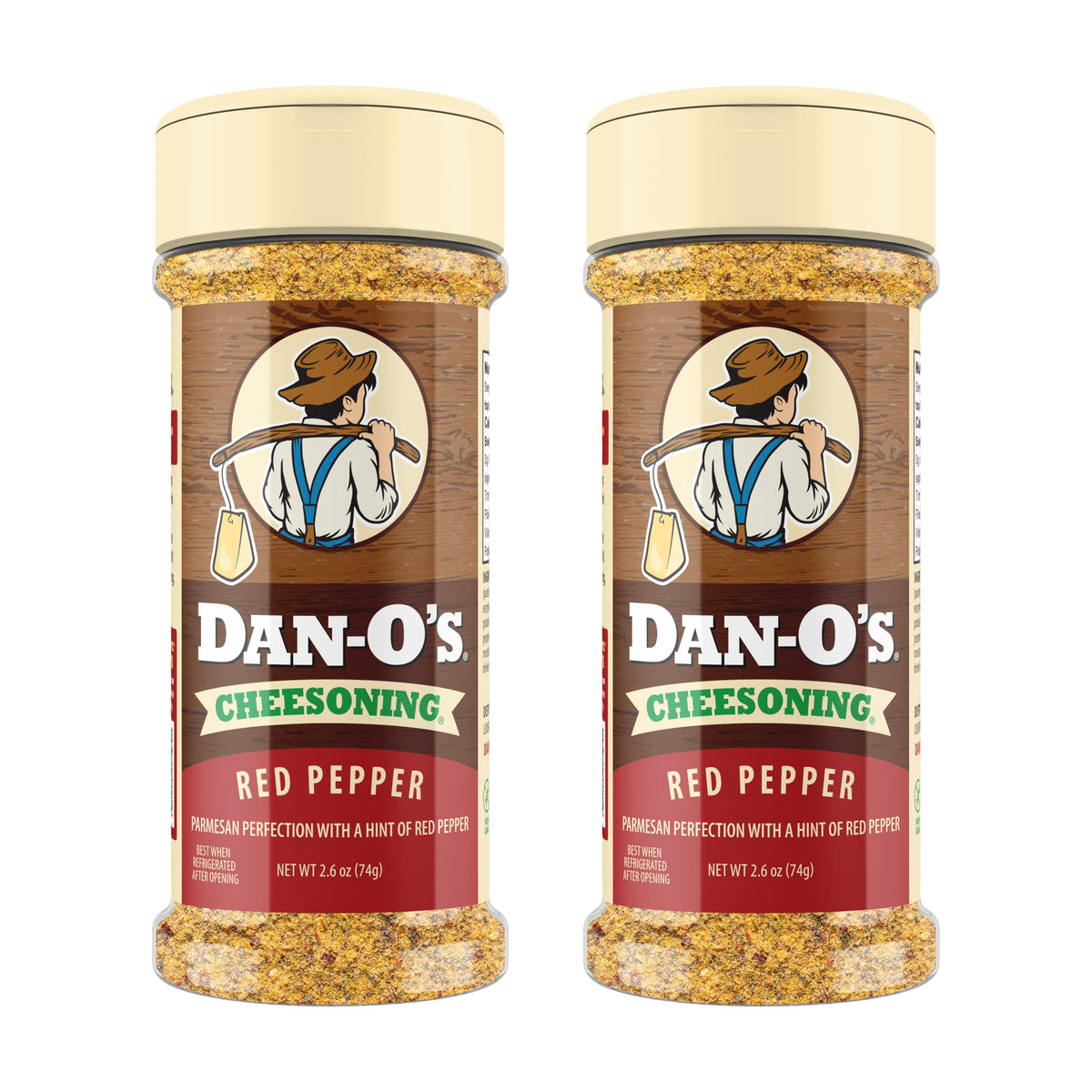 Dan-O's Red Pepper Cheesoning bottle adds cheesy heat to everyday cooking