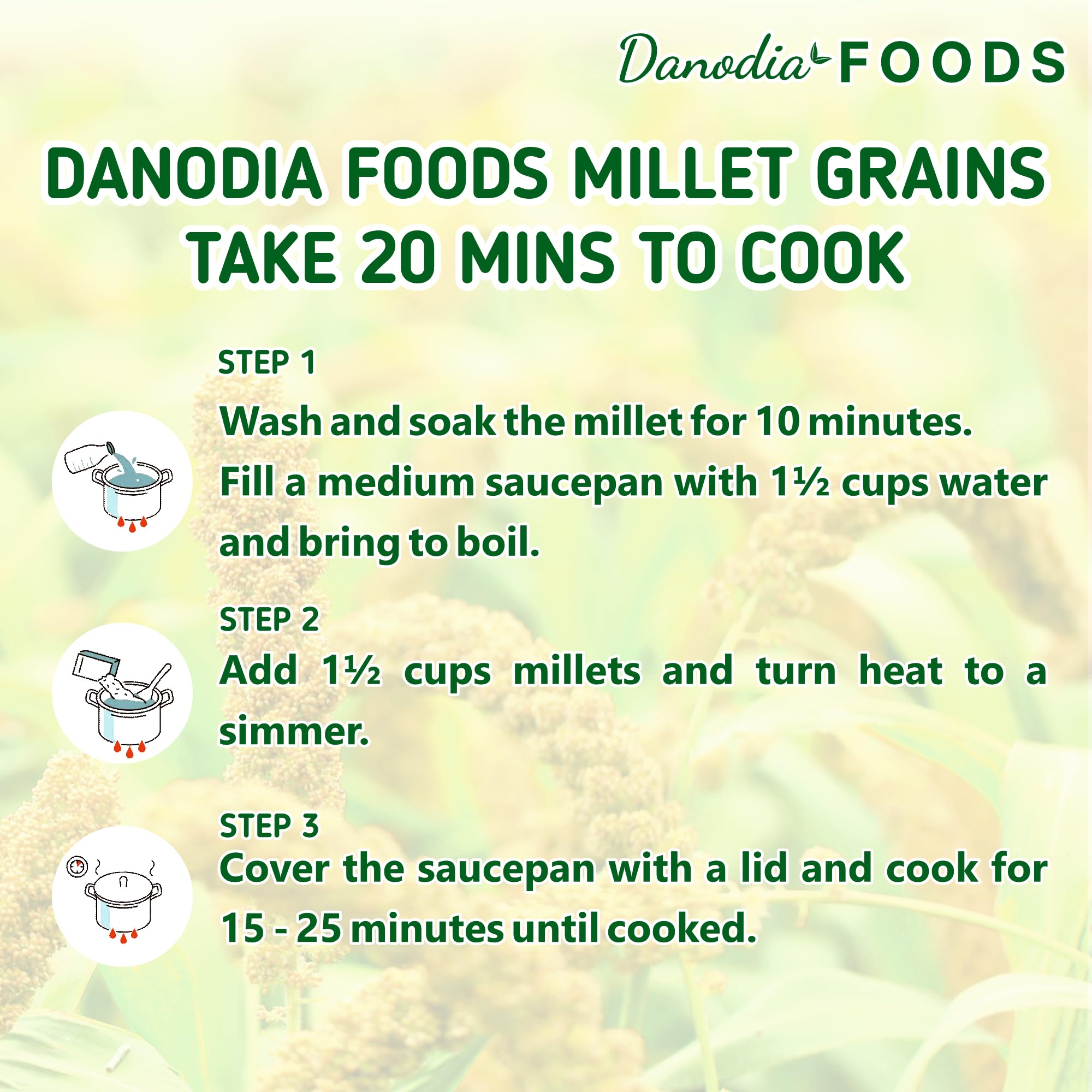 Danodia Foods Resealable pack emphasizes freshness and convenient storage