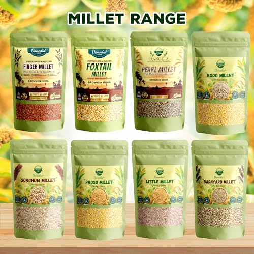 Danodia Foods Iron-rich millet serving ready-to-plate with vibrant toppings