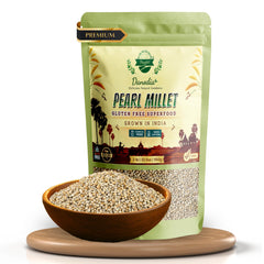 Danodia Foods Organic Pearl Millet kernels close-up show rustic texture ideal for hearty bowls at meals