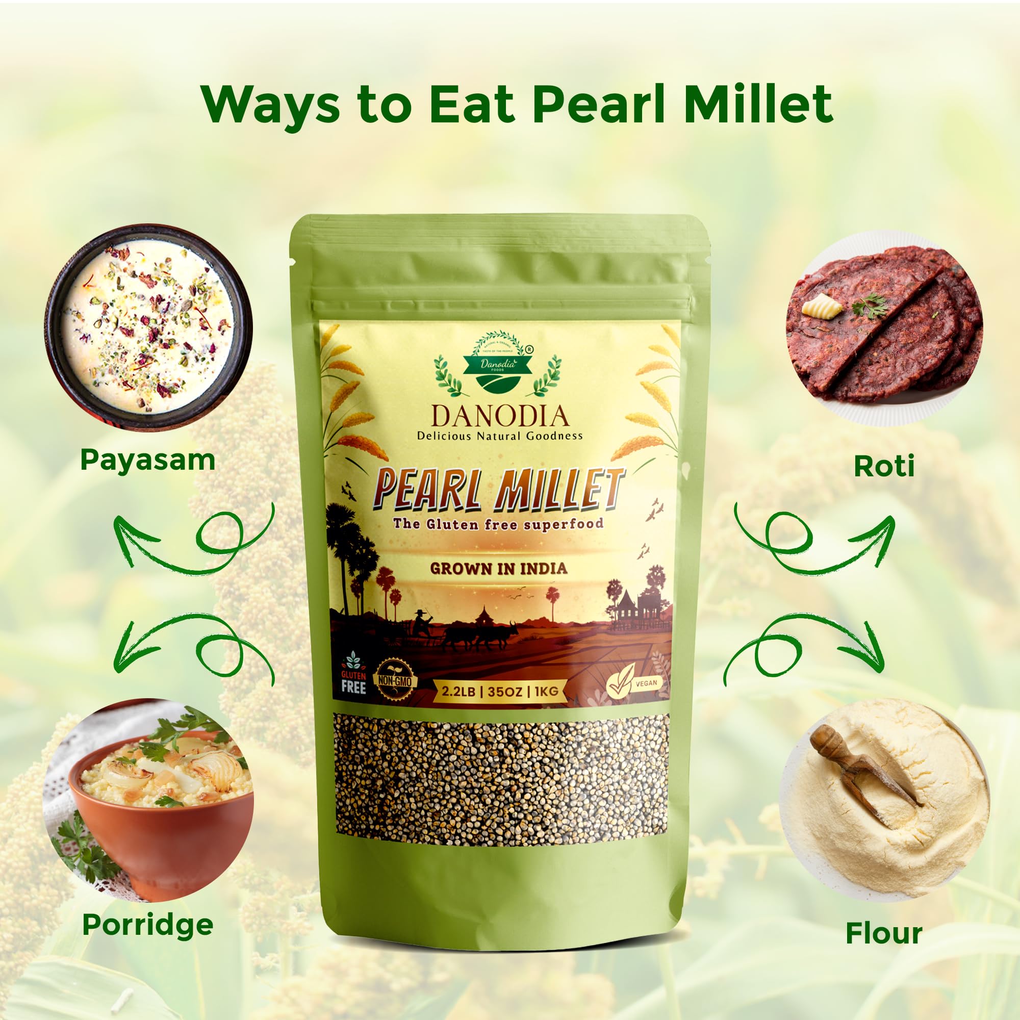 Danodia Foods Pearl Millet pilaf with vegetables highlights colorful, nourishing weeknight meal