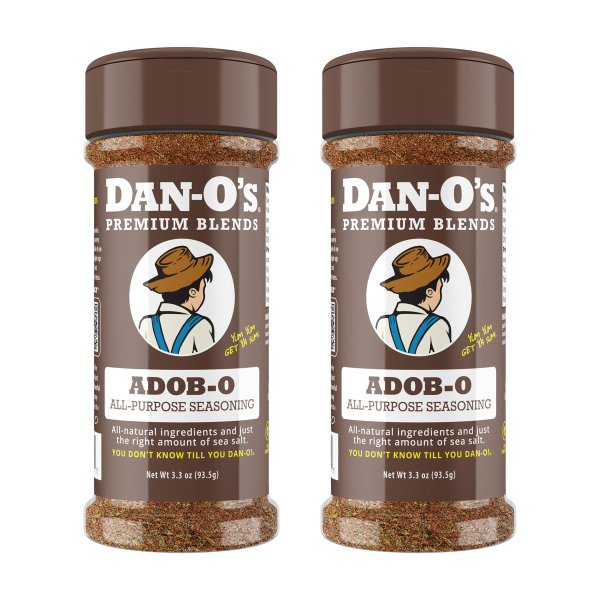 Dan-O's Adob-O seasoning bottle for taco night, sugar-free and versatile.