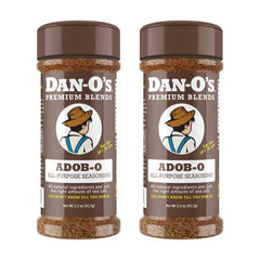 Dan-O's Adob-O seasoning bottle for taco night, sugar-free and versatile.