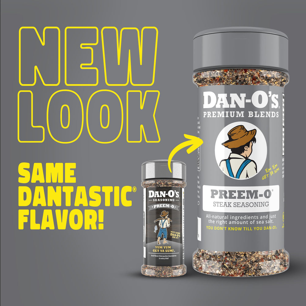 Dan-O's Preem-O Seasoning marinade bowl ready for flavorful sauces