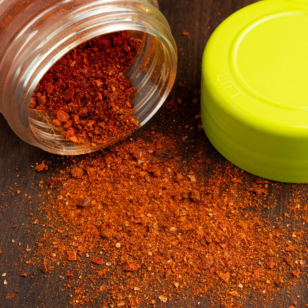 Salad bowl topped with Dan-O's Chili Lime for bright flavor.