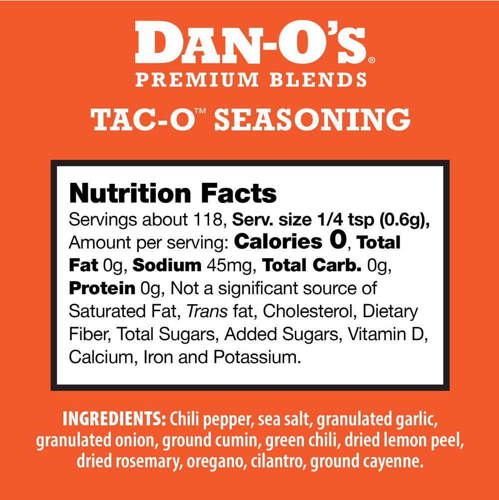Tac-O Seasoning shaker dispenses even spice in dishes
