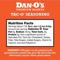 Tac-O Seasoning shaker dispenses even spice in dishes