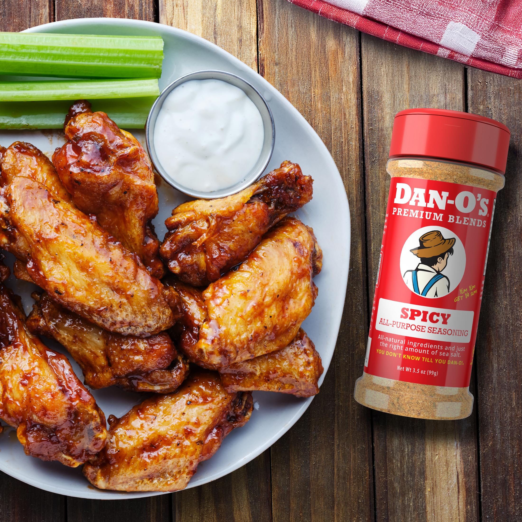 Dan-O's Spicy Seasoning popcorn bowl for a bold snack upgrade