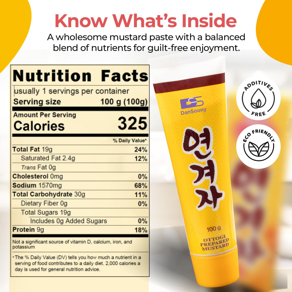 DanSoony bold mustard aroma enhances sauces and dips