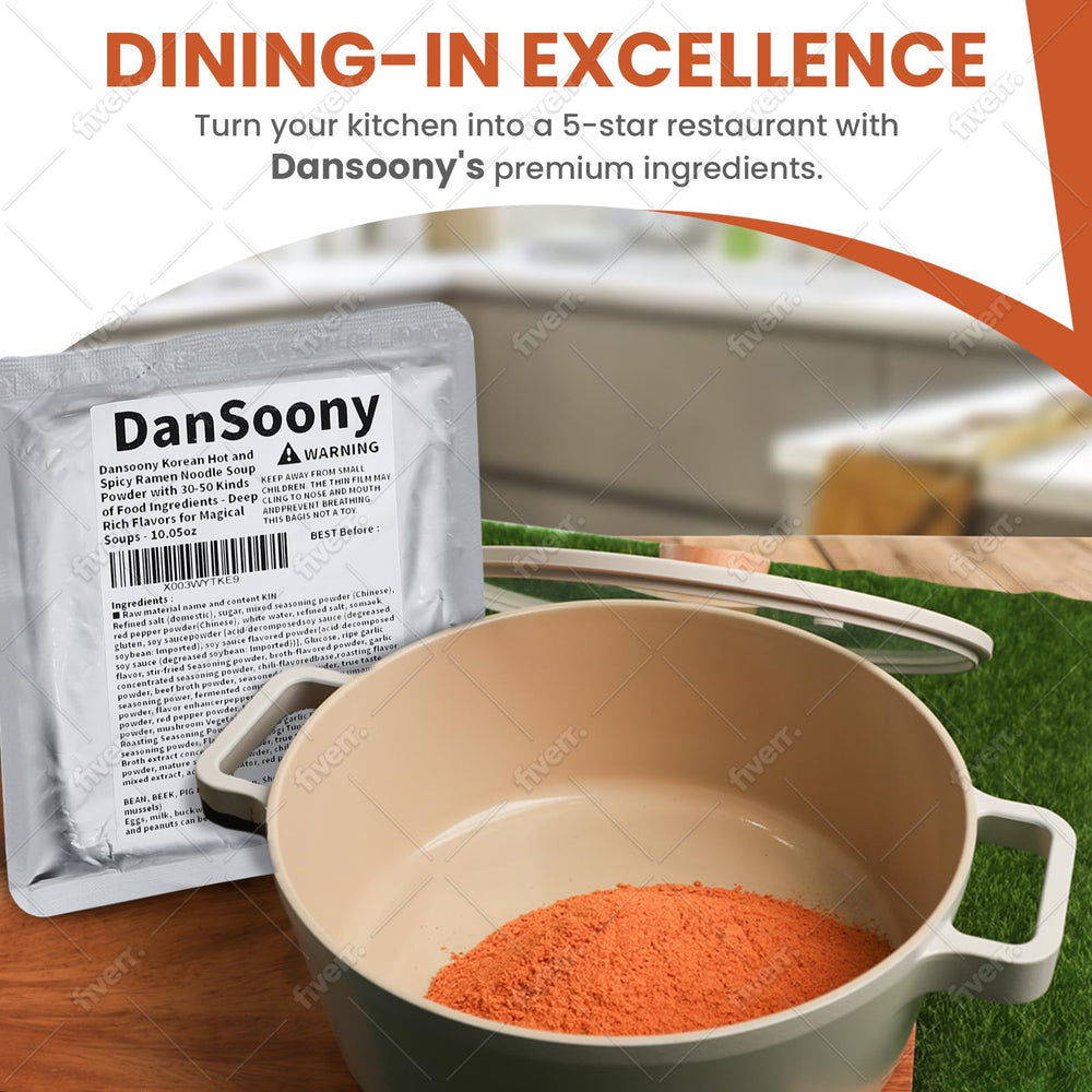 DanSoony flavor profile with umami and spice notes for Korean dishes
