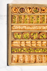 DAR BAKLAVA Nutlava packaging detail highlights all-natural ingredients and no artificial colors
