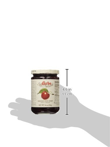 Darbo sour cherry spread on crepes highlights versatile use.