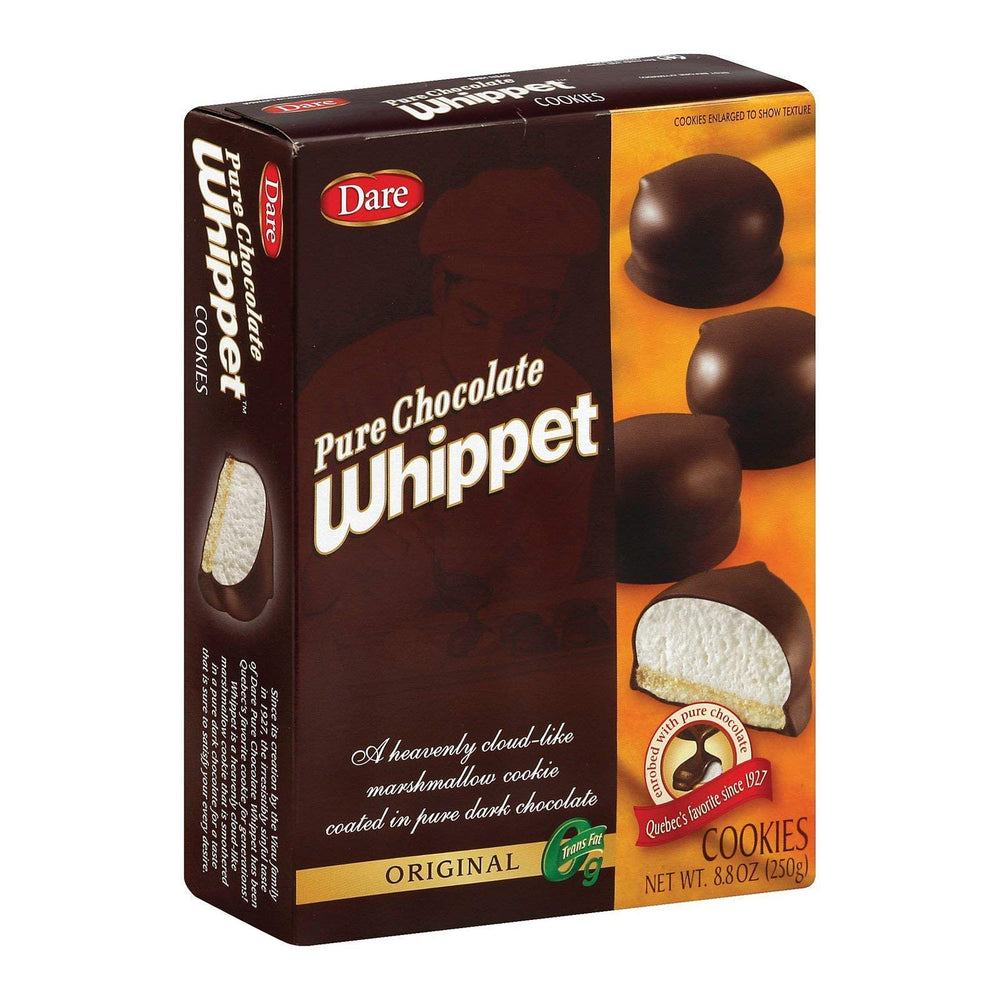 Dare Cookie Whippet Original texture close-up shows crisp bite ideal for snacking
