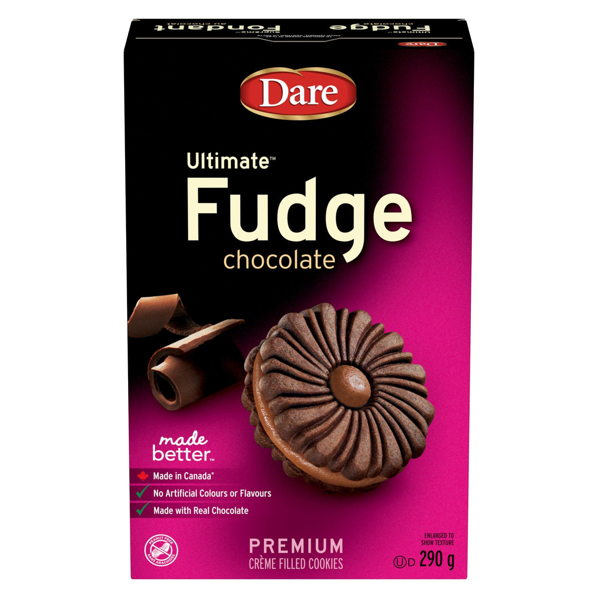 Dare Ultimate Fudge Cookie pack view, ideal for sharing.