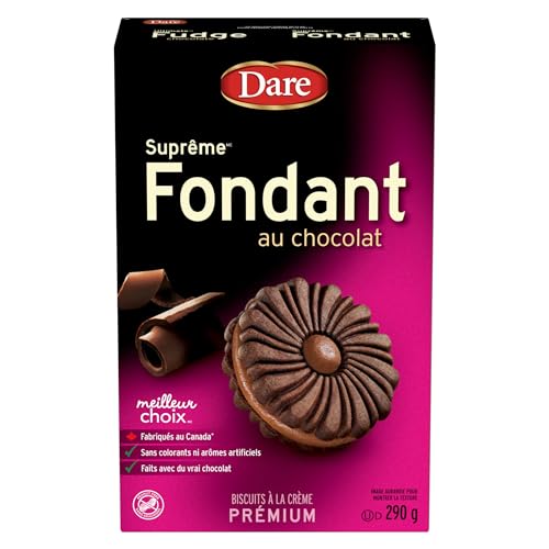 Dare Ultimate Fudge Cookie velvety center for a decadent bite.