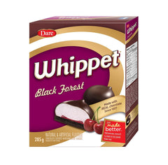Dare Whippet Black Forest cookie with rich chocolate base, ideal as a snack