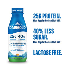 Darigold FIT 12-pack on a store shelf emphasizes convenience and value.