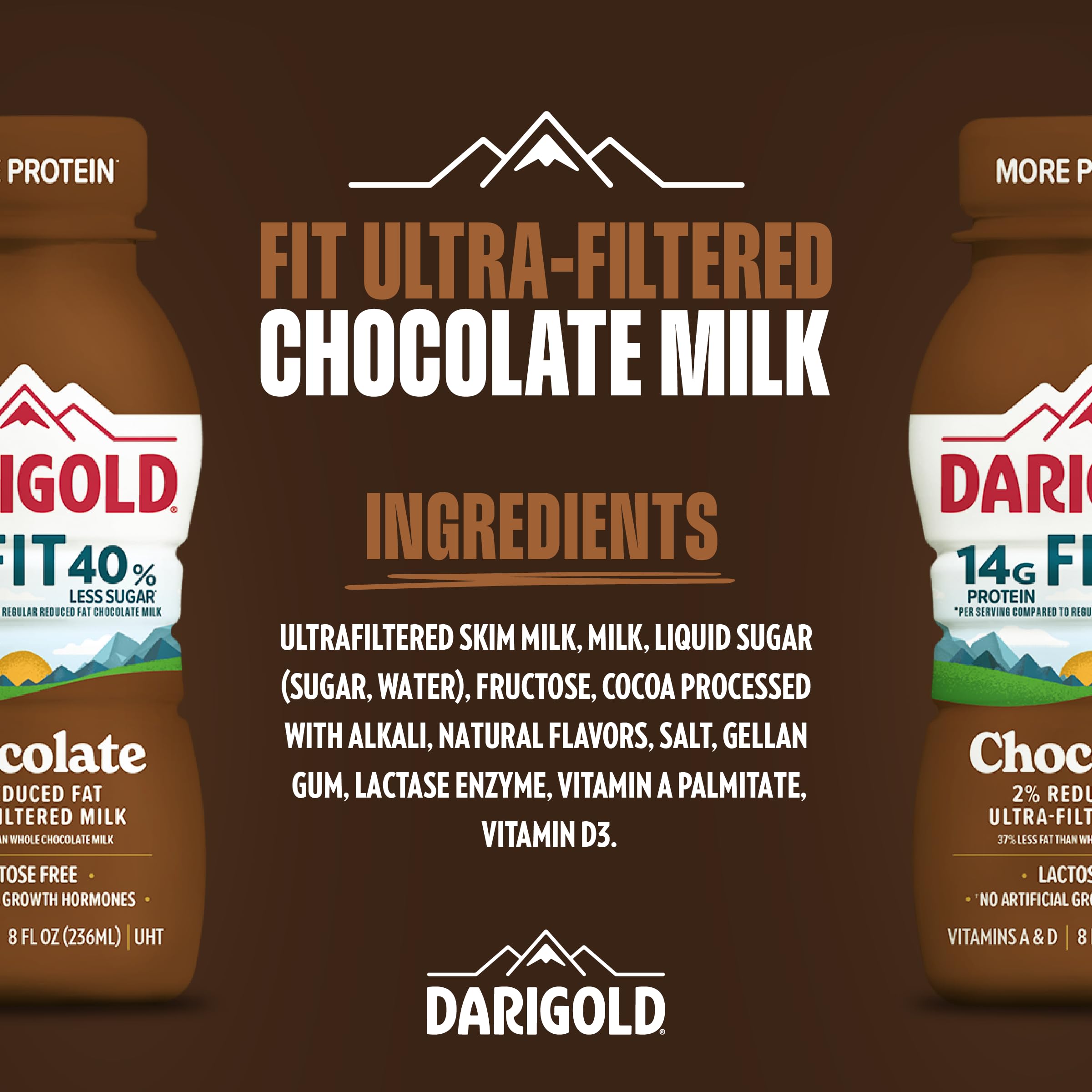 Unopened Darigold Fit bottles stay fresh at room temperature until opened.