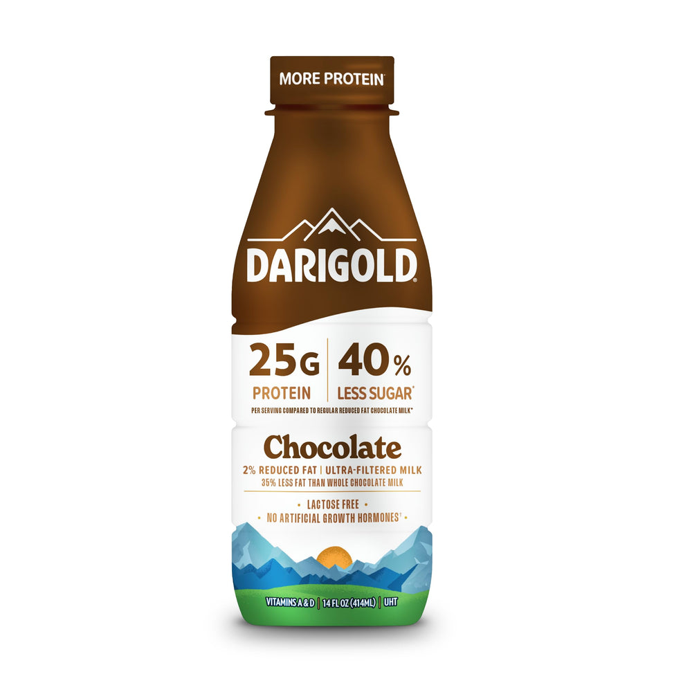 Darigold sustainably sourced family-farm bottle reflects rbST-free dairy values.