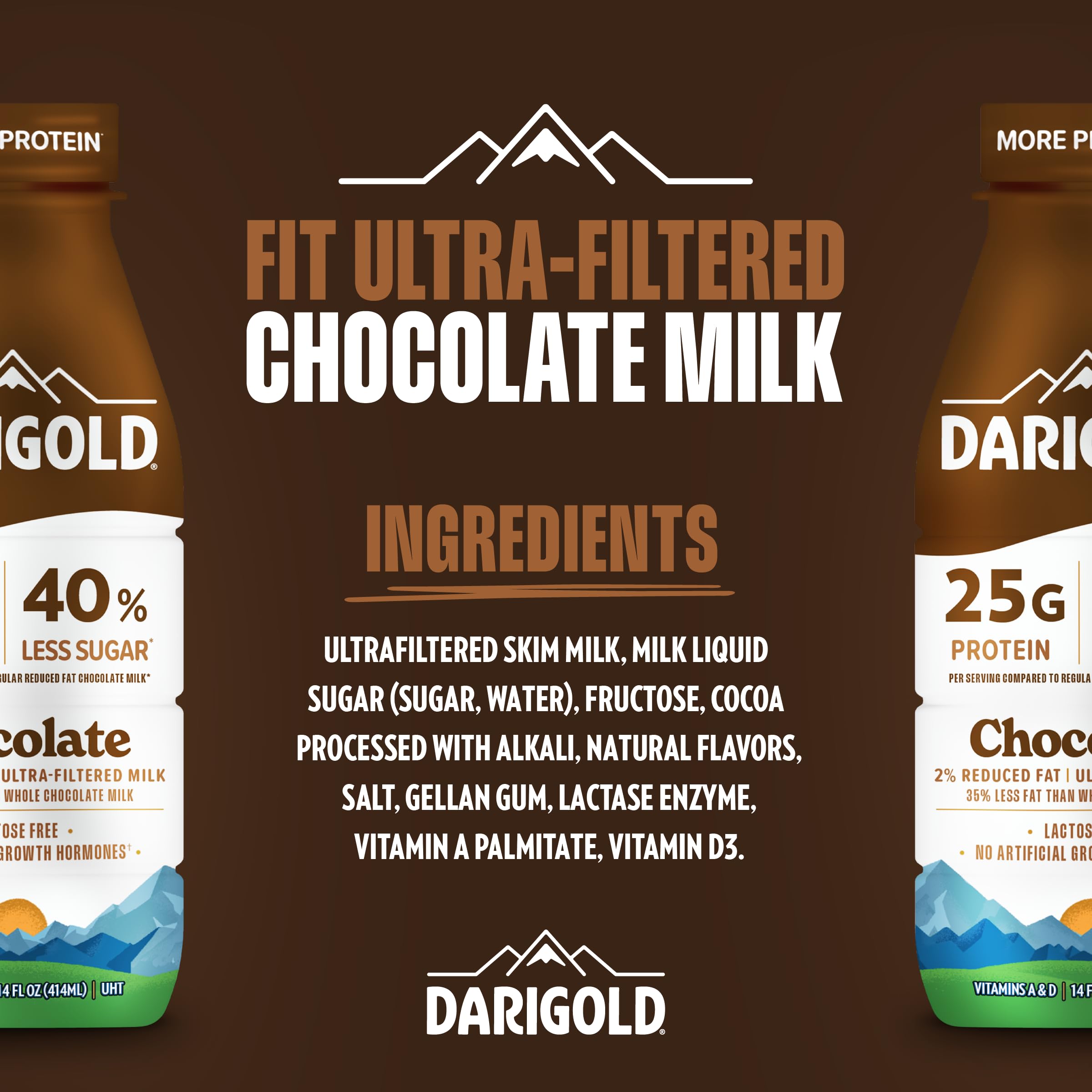 Darigold vitamin D and calcium bottle supports daily nutrition.