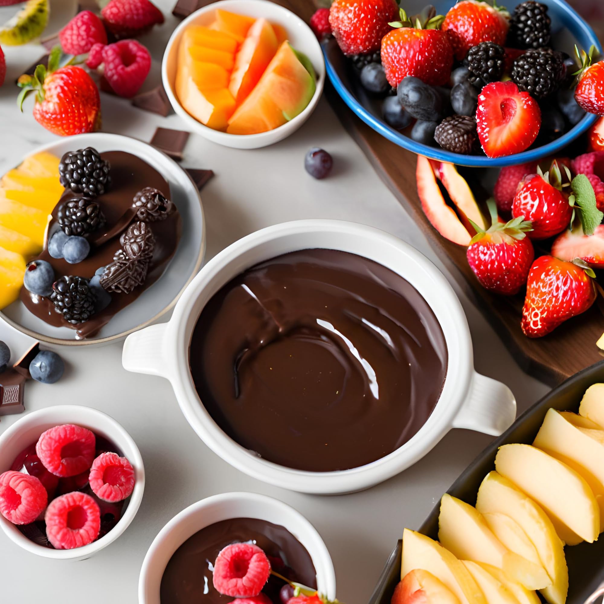 Dark Chocolate Melting Wafers provide glossy coating for nuts and candies