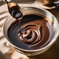 Dark Chocolate Melting Wafers ideal for molded chocolates and decorative drizzles