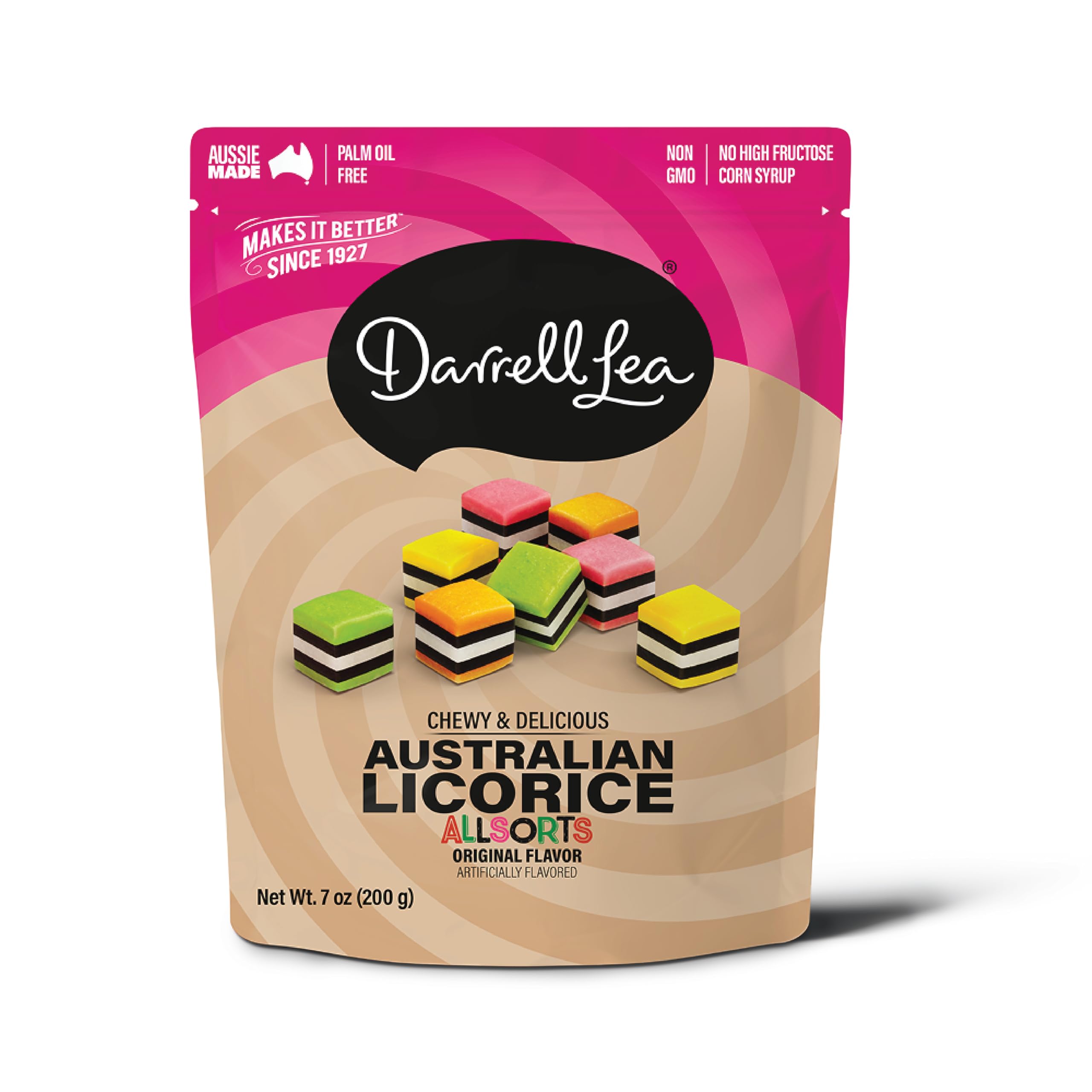 Darrell Lea Allsorts licorice pack — soft and chewy, ideal for shareable snacking