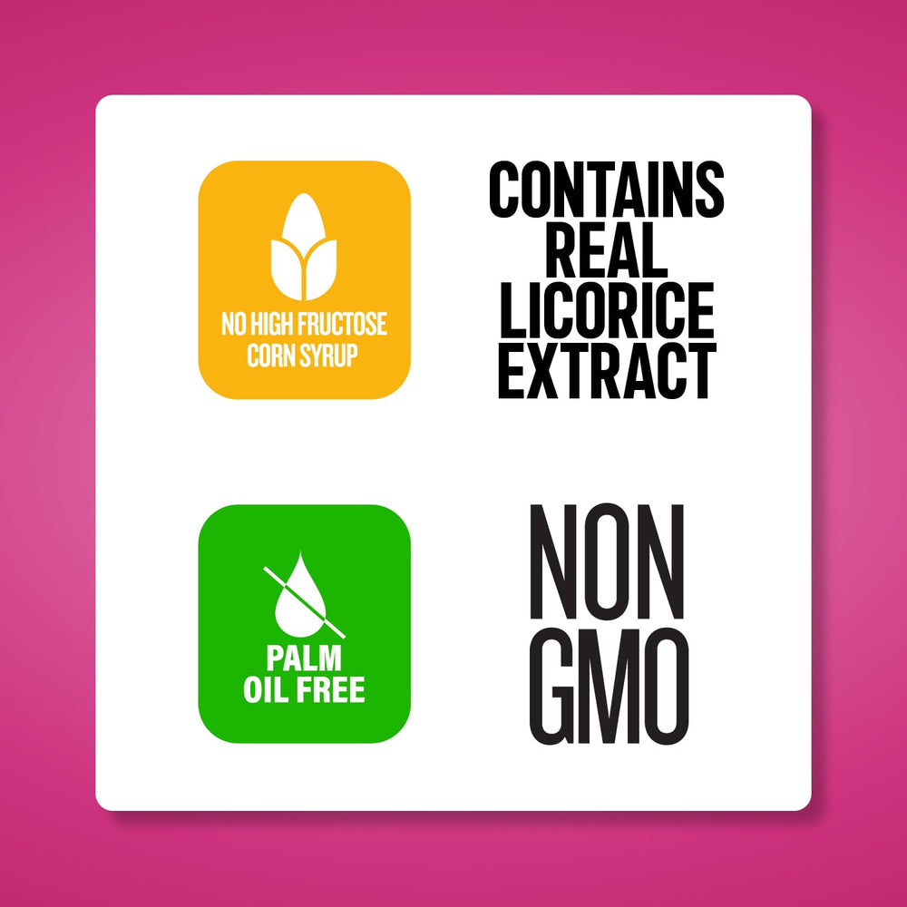 Darrell Lea Australian licorice Allsorts — natural molasses flavor, ideal for lunch boxes